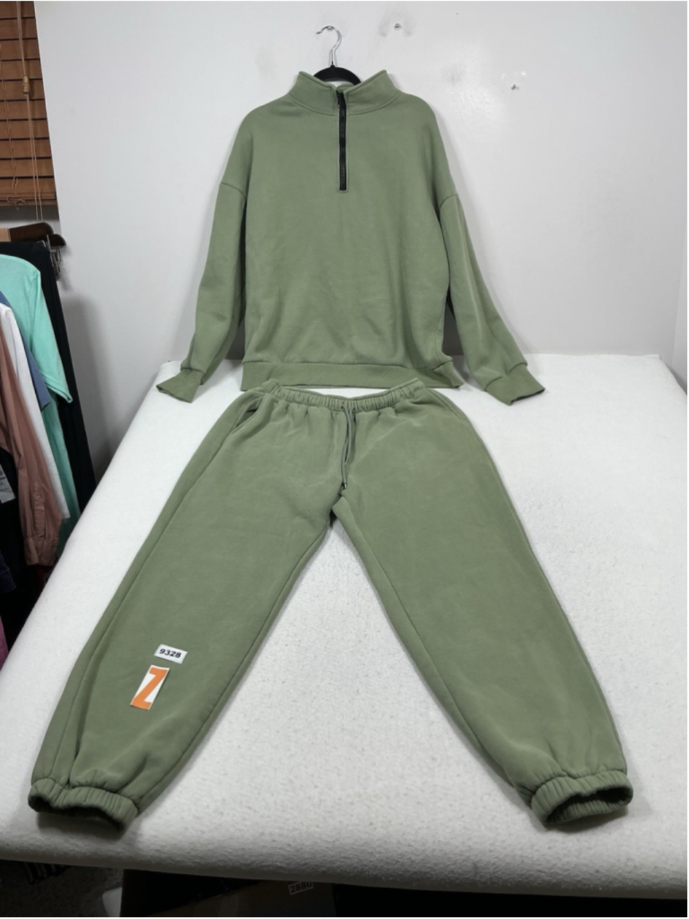 Unisex Adult Excellent Automet 2 Pc Sweat Suit Outfit XL Sage Green